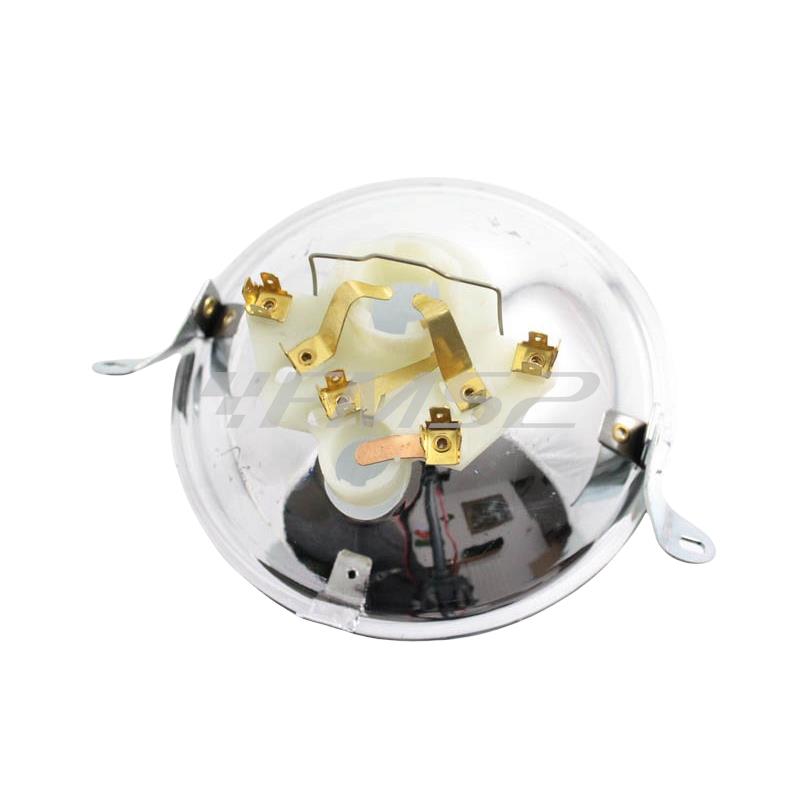 Fanale anteriore bosatta per Piaggio Vespa PX 125/150/200e con vetro in plastica, ricambio F233