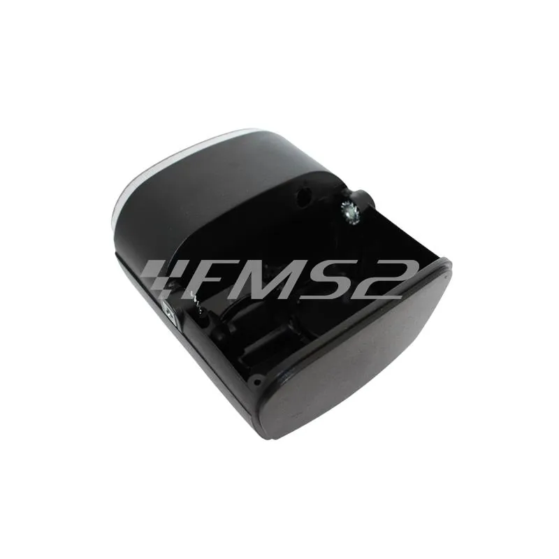 F282NE Fanale anteriore completo per ciclomotore Piaggio Ciao P, PV, PX, PXV, colore nero