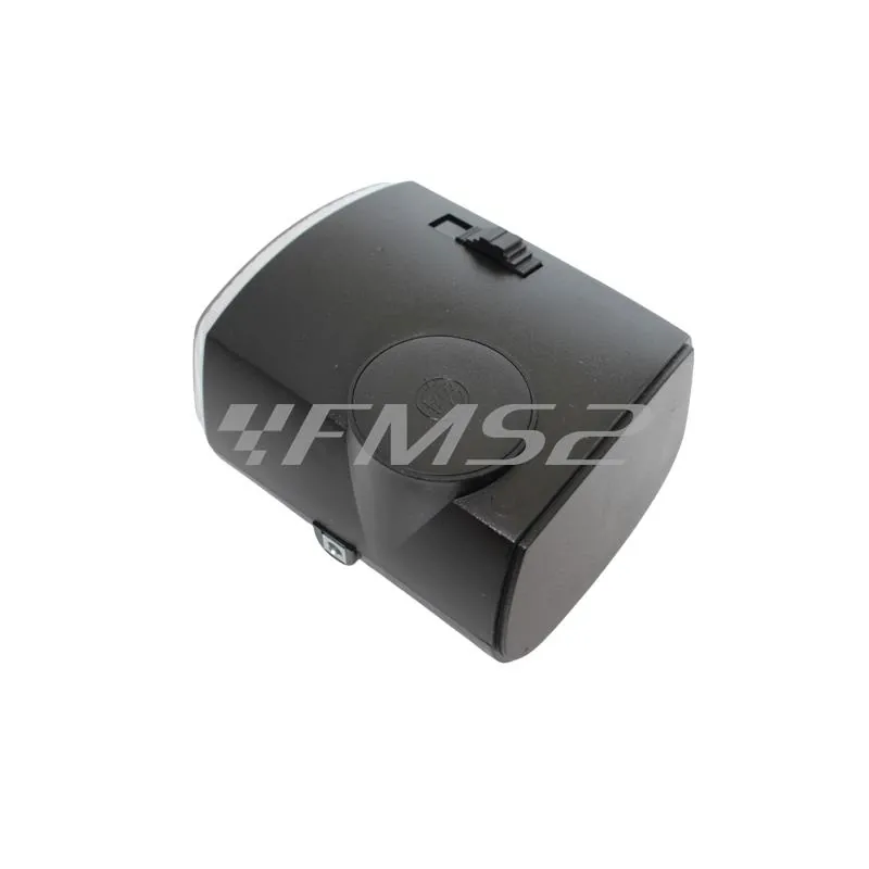 F282NE Fanale anteriore completo per ciclomotore Piaggio Ciao P, PV, PX, PXV, colore nero