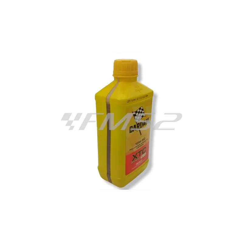 Olio Bardahl XTC C60 Sae 10W50 Road sintetico 100% confezione da 1 litro, ricambio 338139