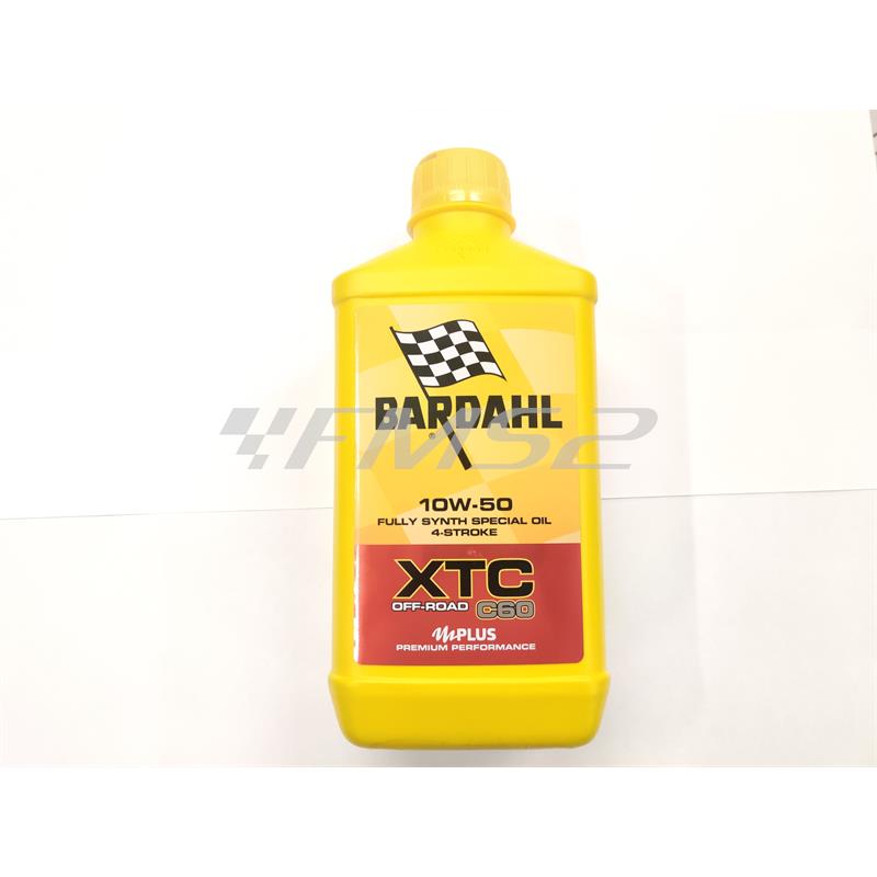 Olio Bardahl XTC C60 Off Road gradazione 10W50 motore 4 tempi, conf. da 1 litro, ricambio 340140