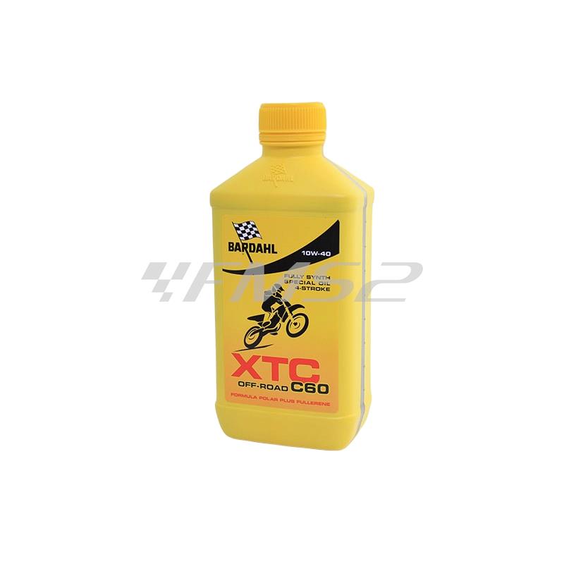 Olio Bardahl XTC C60 sintetico 100 %  off road con gradazione 10W40, confezione da 1 litro, ricambio 351140