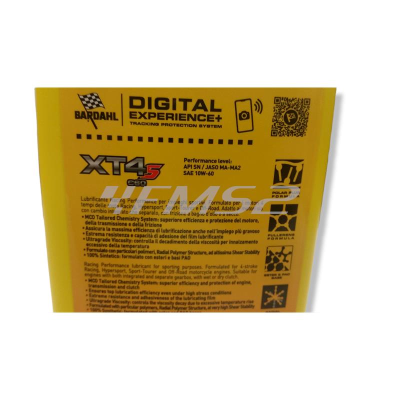 Xt4-s c60 10w-60 sae 10w-60 / api s * 1l, ricambio 359139