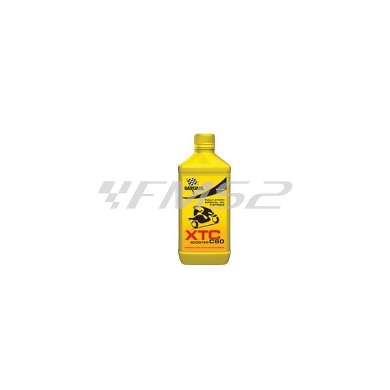 Olio Bardahl XTC C60 per maxi scooter con gradazione 5W40 motore 4 tempi, confezione da 1 litro, ricambio 362040