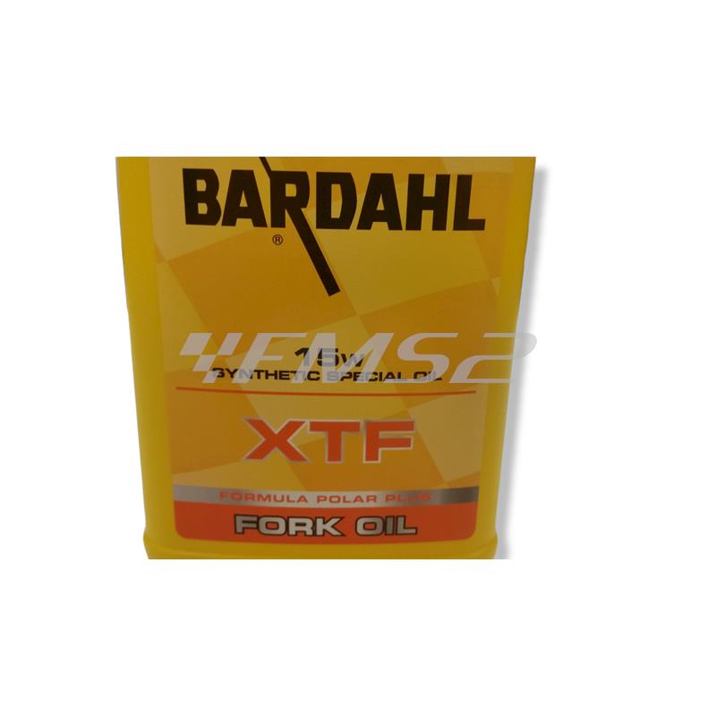 Olio Bardahl forcella  XTF 15W in confezione da 1 litro per applicazioni varie, ricambio 443039