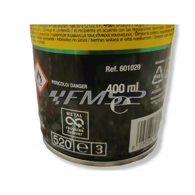 Bomboletta spray catena Foamy chain lube Bardahl da 400cc specifica per moto off-road e altre applicazioni, ricambio 601029