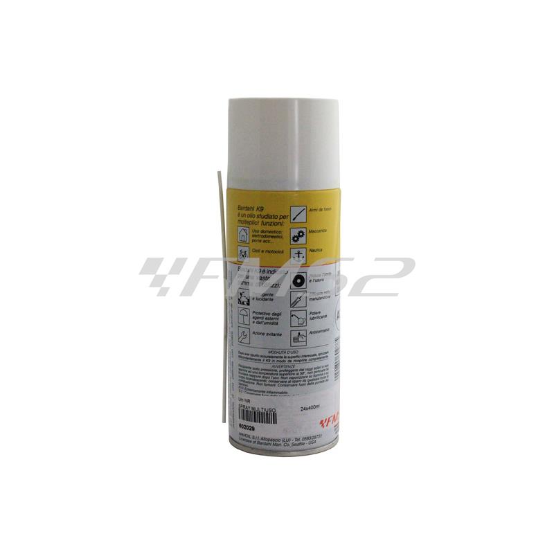 Spray K 9 (spray multiuso) 400 ml per 24 Bardahl, ricambio 602029