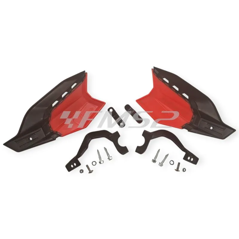 049.46.000.82.97 Paramani BETA ROSSO-NERO aperti con kit montaggio - Compatibili Beta 2T/4T