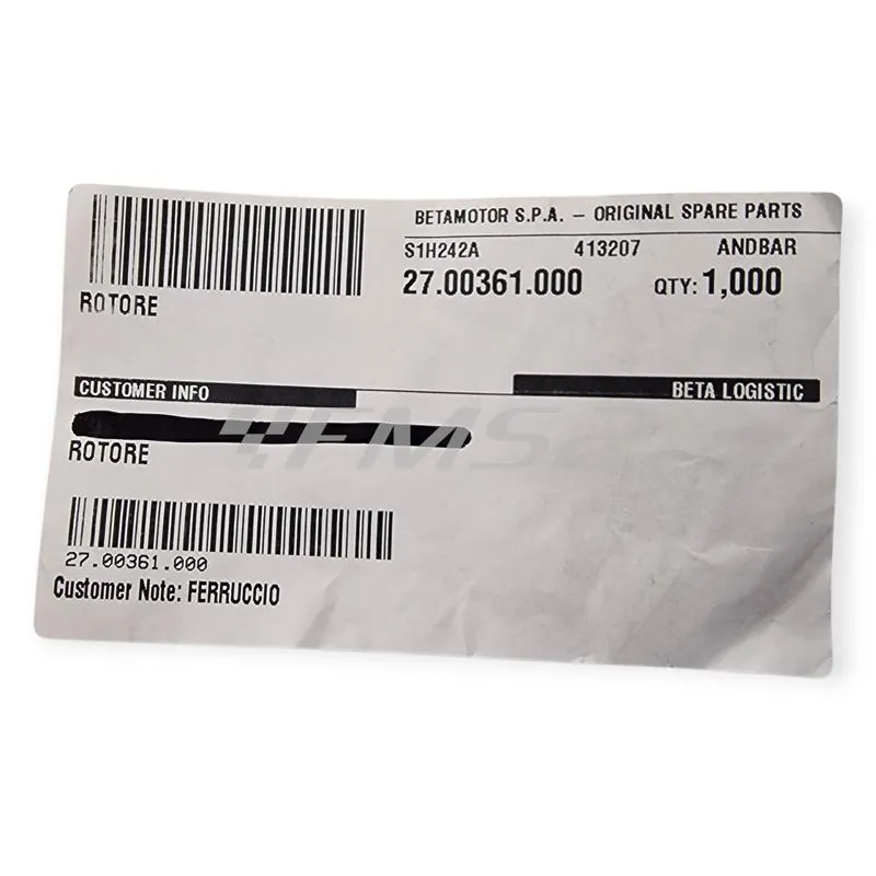 27.00361.000 Volano accensione per BETA ENDURO/MOTARD RR 50 2T 2005-2014 - originale BETA