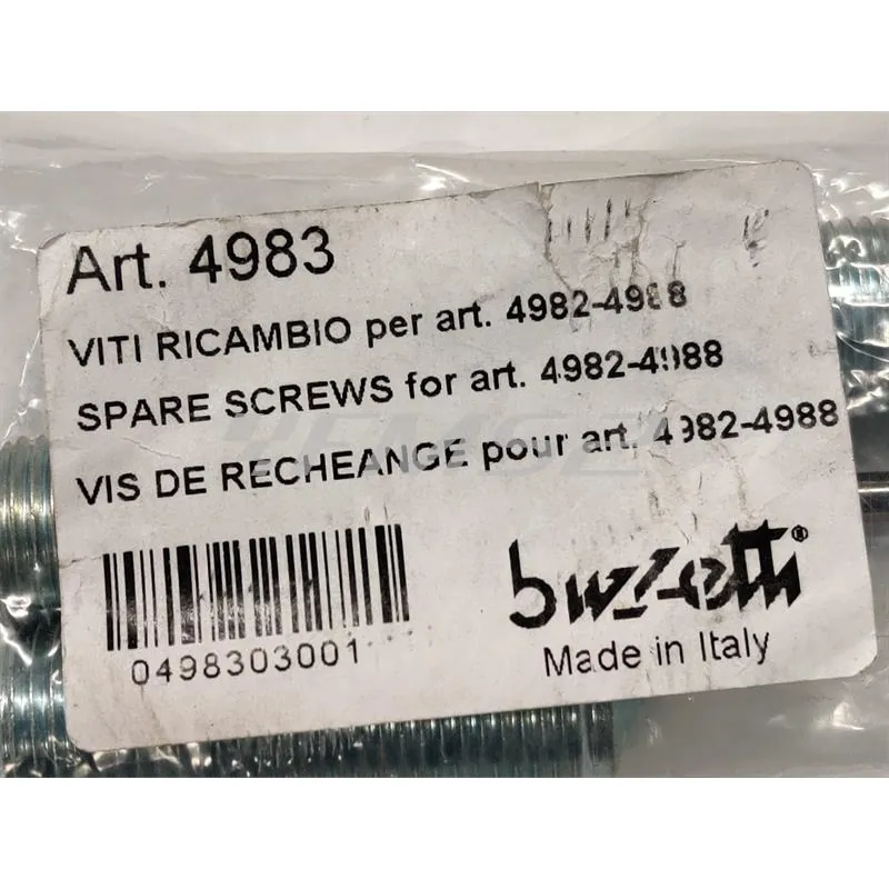 4983 Kit viti espulsori x rompicatena Buzzetti codice 4982 e codice 4988