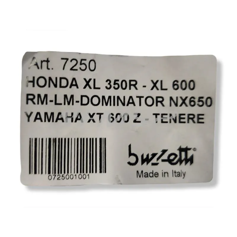 7250 Leva Cambio Honda XL350R, XL600RM, LM, Dominator NX650, Yamaha XT600Z, Tenere in acciaio con puntale pieghevole