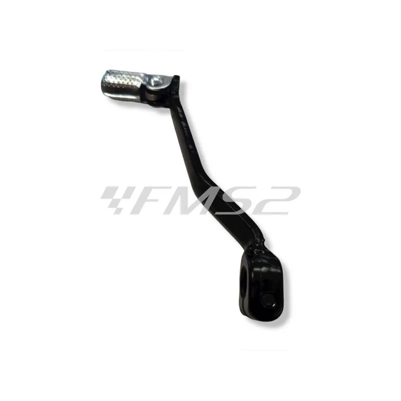 Leva cambio Buzzetti in acciaio completo di gommino per Yamaha XT 500, 550 e 600 cc Tenere 4 tempi, ricambio 7595