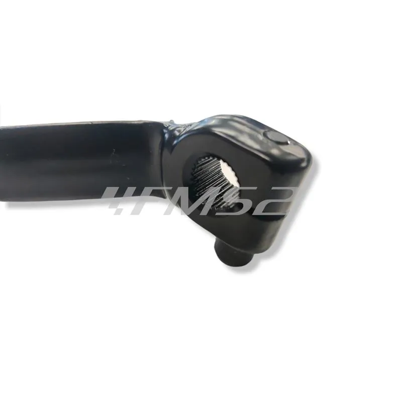 Leva cambio Buzzetti in acciaio completo di gommino per Yamaha XT 500, 550 e 600 cc Tenere 4 tempi, ricambio 7595