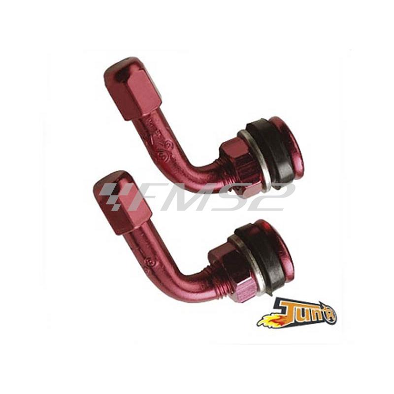 Coppia valvole tun'r a 90° anodizzato rosso, ricambio CGN376994