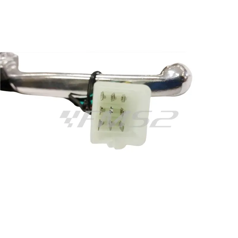 Comando freno sinistro completo di devio luci, leva e interruttore stop per scooter Yamaha BW'S 50 prodotti dal 2004 in poi (TNT), ricambio CGN491460