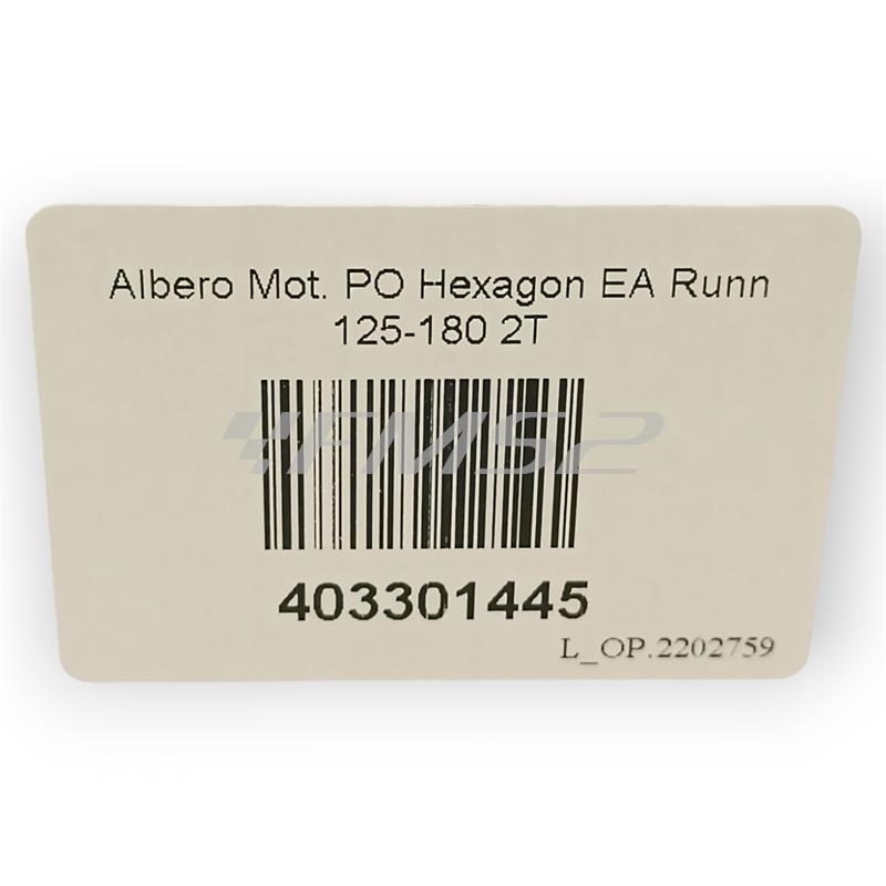 Albero mot.po hexagon ea runner, ricambio 403301445