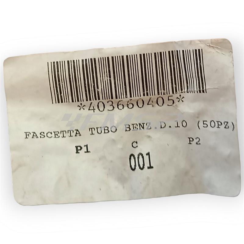 Fascetta tubo benzina diam.10 (50pz), ricambio 403660405