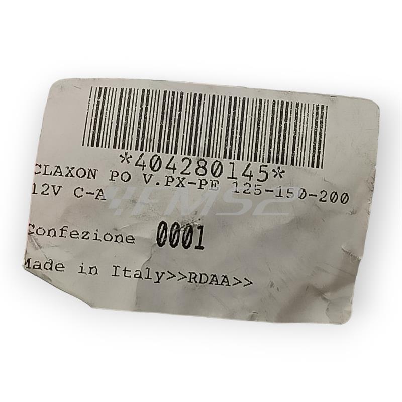 Claxon po v.px-pe 125-150-200, ricambio 404280145