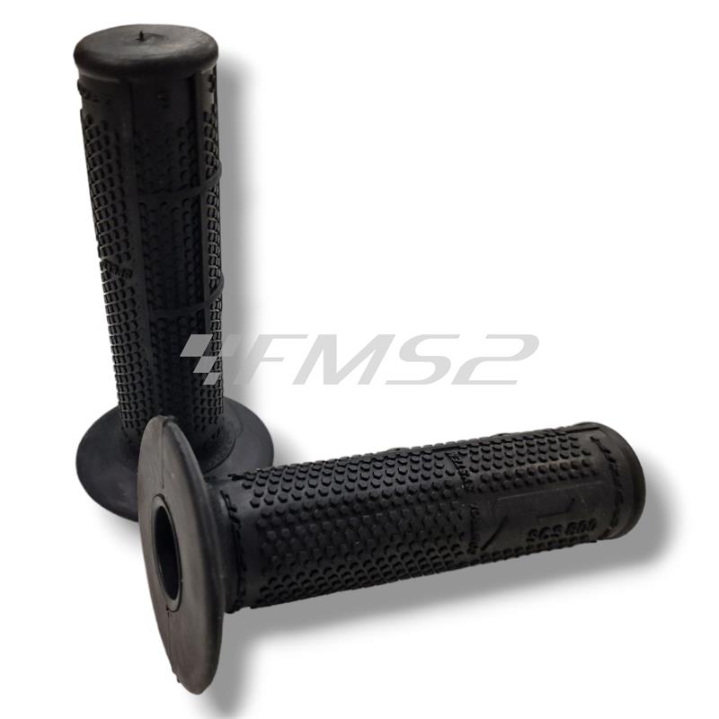 Manopole ProGrip in gomma nera modello MX 803-102 senza foro terminale, ricambio 405401855