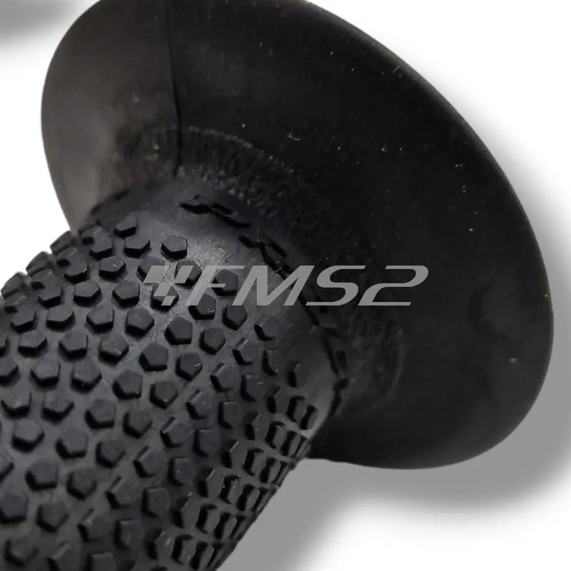 Manopole ProGrip in gomma nera modello MX 803-102 senza foro terminale, ricambio 405401855