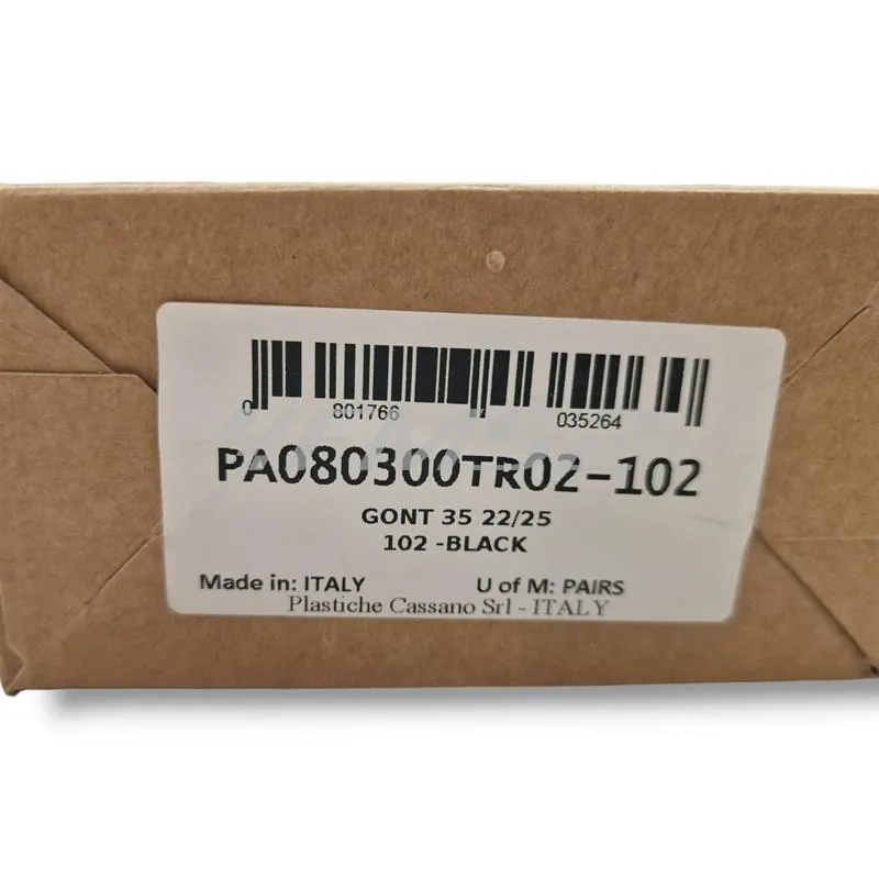 Manopole ProGrip in gomma nera modello MX 803-102 senza foro terminale, ricambio 405401855