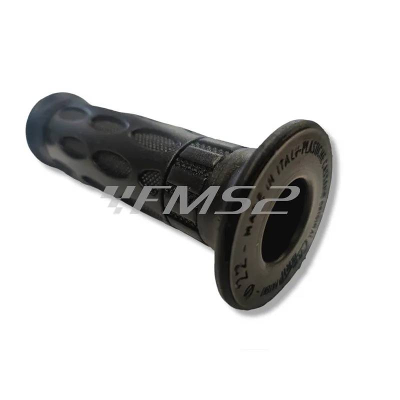 Coppia manopole scooter PROGRIP 767-102 in gomma di colore nero per scooter 50 cc, ricambio 405402020