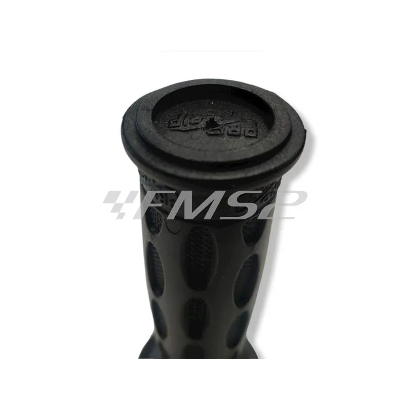 Coppia manopole scooter PROGRIP 767-102 in gomma di colore nero per scooter 50 cc, ricambio 405402020