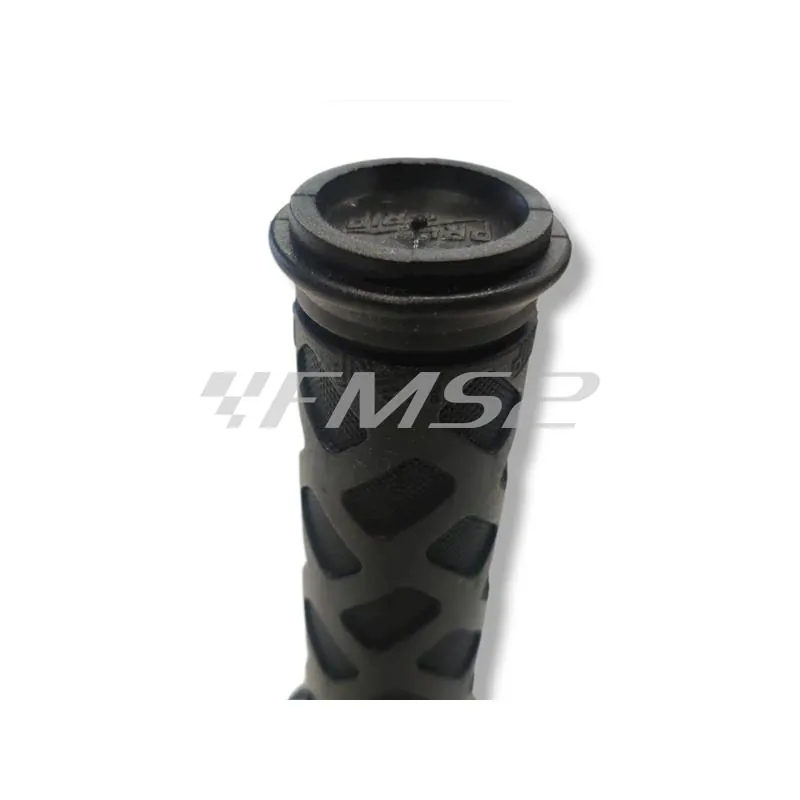 Coppia manopole scooter Progrip modello 789-102 in gomma di colore nera tipo originali con diametro 22 e 25 mm, ricambio 405402065