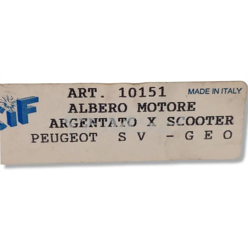 10151 Albero motore argentato Peugeot sv (CIF)