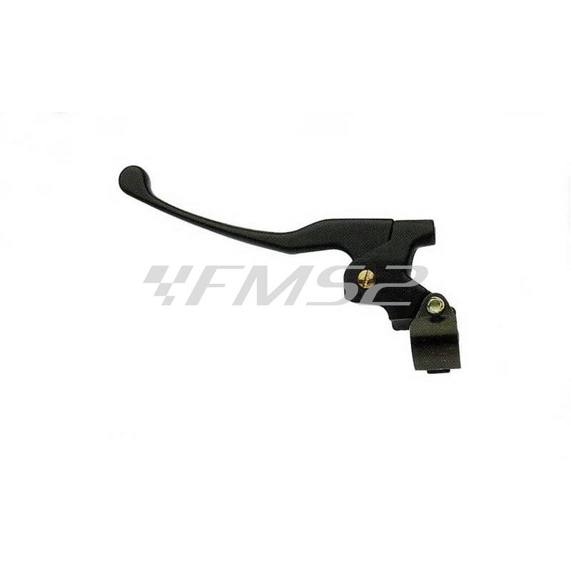 Comando portaleva sinistro completo di leva tommaselli-domino (CIF) per scooter Aprilia amico-sr e Peugeot sv-st 50, ricambio 10198