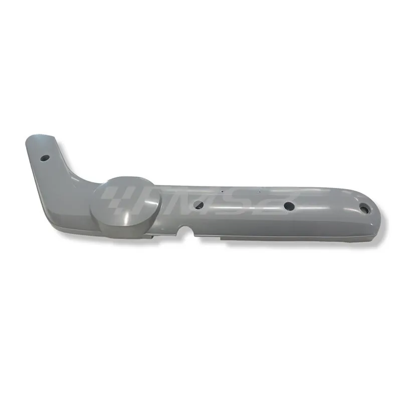 Coppia fiancatine laterali CIF made in Italy per ciclomotore Piaggio Ciao SC in plastica di colore grigio venduti senza perni, senza molle e senza scritta, ricambio 10426