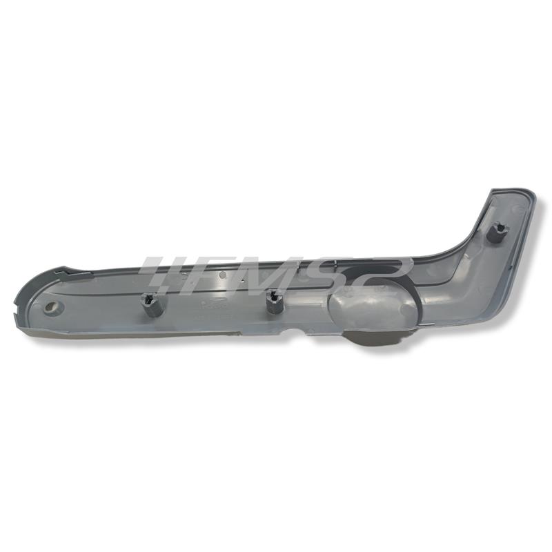 Coppia fiancatine laterali CIF made in Italy per ciclomotore Piaggio Ciao SC in plastica di colore grigio venduti senza perni, senza molle e senza scritta, ricambio 10426