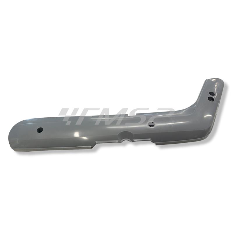 Coppia fiancatine laterali CIF made in Italy per ciclomotore Piaggio Ciao SC in plastica di colore grigio venduti senza perni, senza molle e senza scritta, ricambio 10426