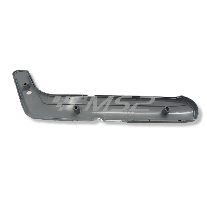 Coppia fiancatine laterali CIF made in Italy per ciclomotore Piaggio Ciao SC in plastica di colore grigio venduti senza perni, senza molle e senza scritta, ricambio 10426