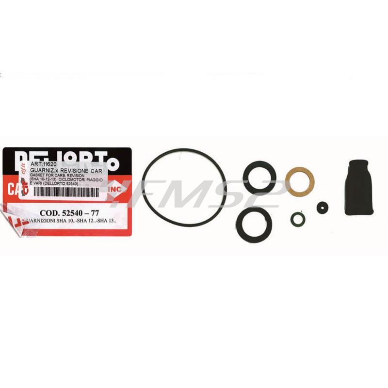 Kit guarnizioni per revisione carburatore Dell'Orto sha 10-12-13 (CIF), ricambio 11620