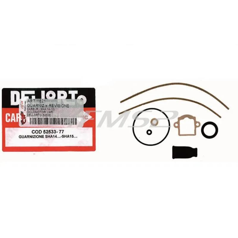 Kit guarnizioni per revisione carburatore Dell'Orto sha 14-sha 15 (CIF), ricambio 11621