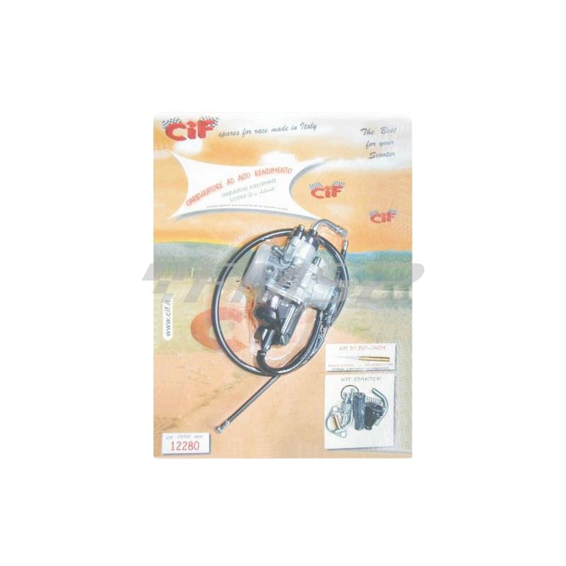 Kit carburatore Dell'Orto phvb 20,5 ed versione Racing con spillo e polverizzatore modificati per scooter e maxi scooter fino a 125 cc (CIF), ricambio 12280