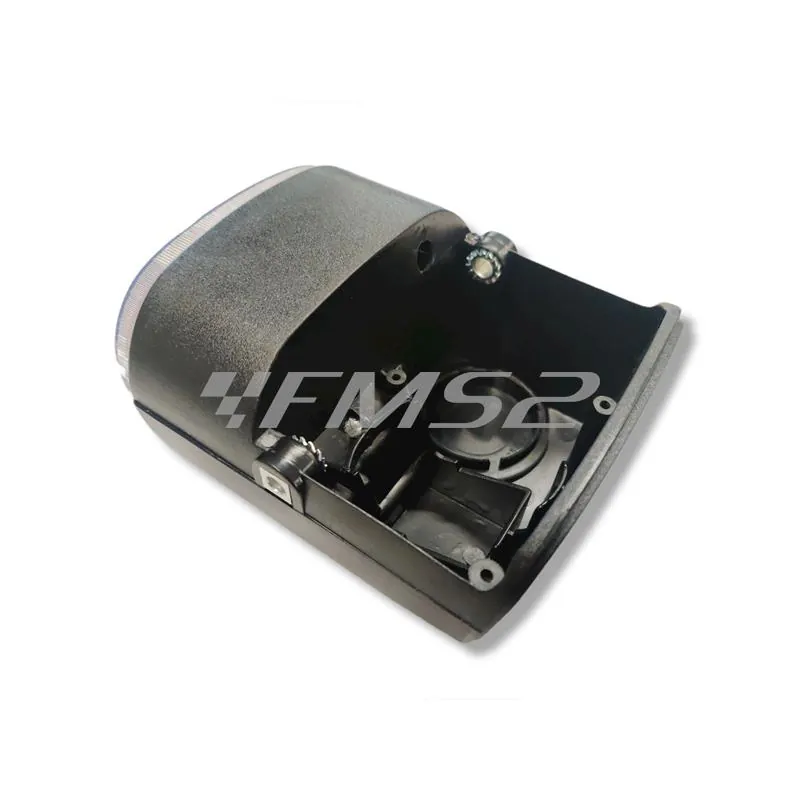 Fanale anteriore completo Bosatta di colore nero per Piaggio Ciao PX, P e PV tipo originale venduto senza lampadine, ricambio 1581