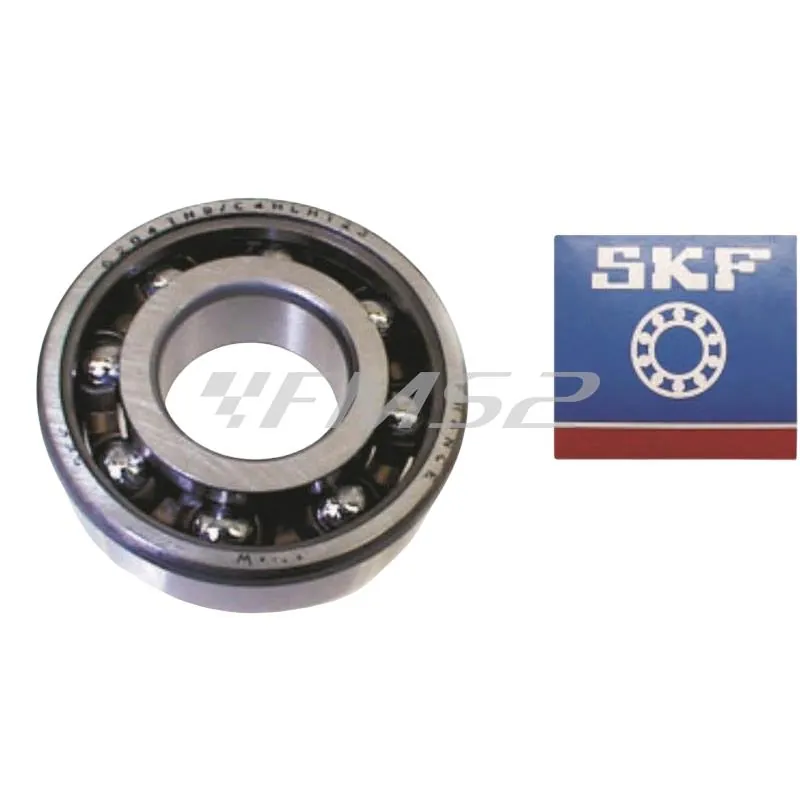 Cuscinetto SKF 20x47x14 6204tn9-c4 per scooter, Ape, Vespa e applicazioni varie (CIF), ricambio 16167-C4