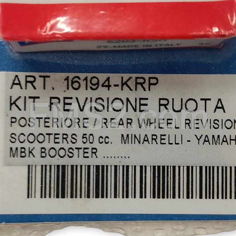 Asse ruota posteriore mbk kit revisione, ricambio 16194-KRP