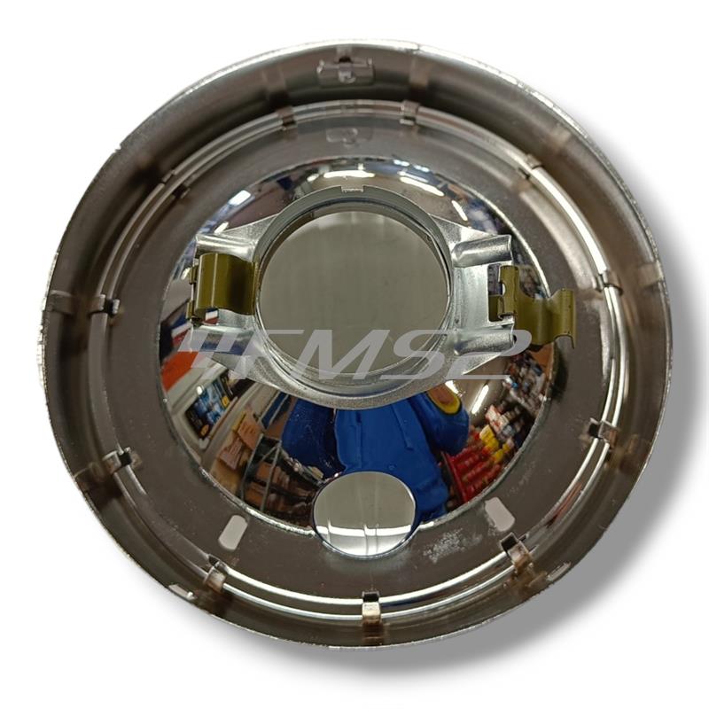 Gruppo ottico fanale anteriore in vetro originale Siem per Piaggio vespa 125 e 150 prodotte dal 1959 al 1965 e vespa GS 150 e vespa GL 150 pro, ricambio 1706-OR