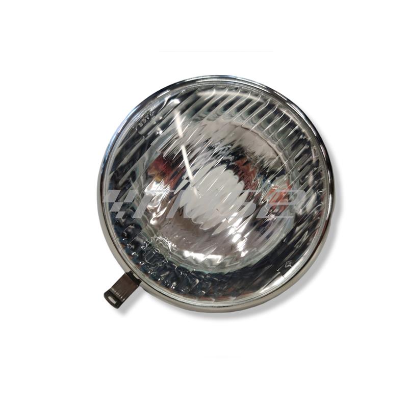 Gruppo ottico fanale anteriore in vetro originale Siem completo di portalampade per Piaggio vespa 125cc VN1T e VN2T , ricambio 1717-OR