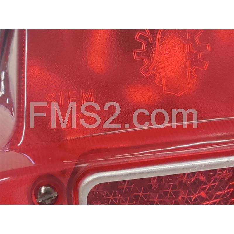 Fanale posteriore Siem in metallo per Piaggio vespa 125 cc, 150 cc e180 ss (CIF), ricambio 1780-OR