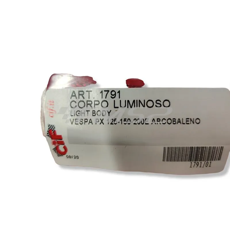 Corpo  luminoso rosso per fanale posteriore px arcobaleno, ricambio 1791