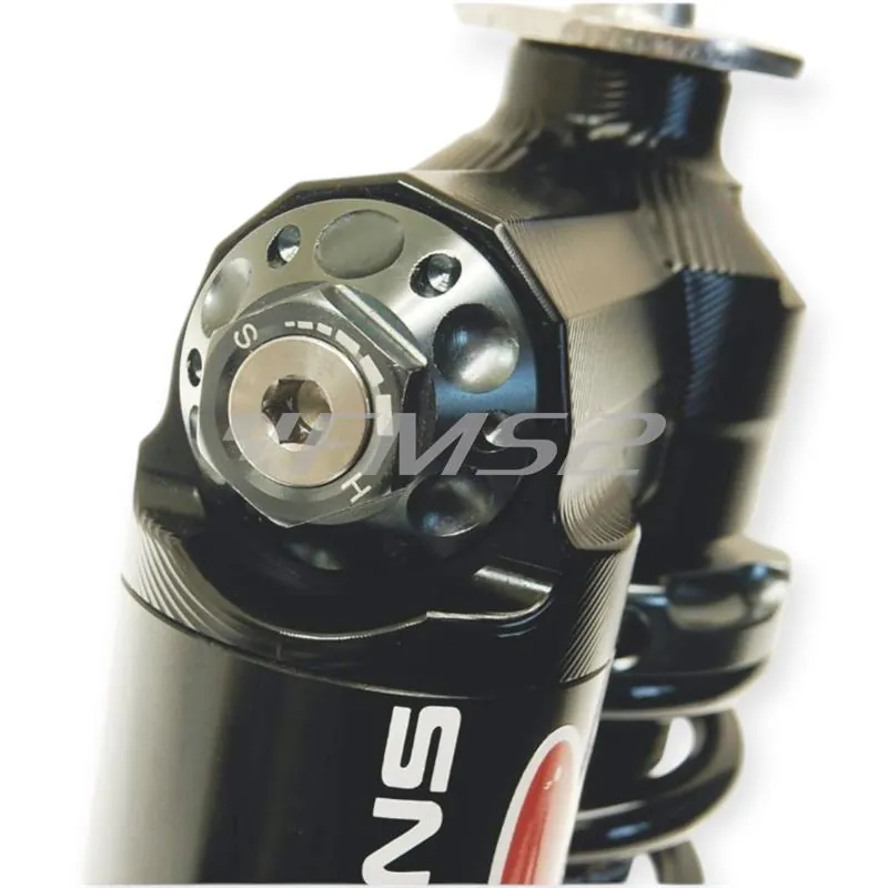 18301-NN Ammortizzatore Anteriore Hitech Carbone HTR Black Edition Vespa 50/90/125 Primavera ET3 PK - Regolabile racing