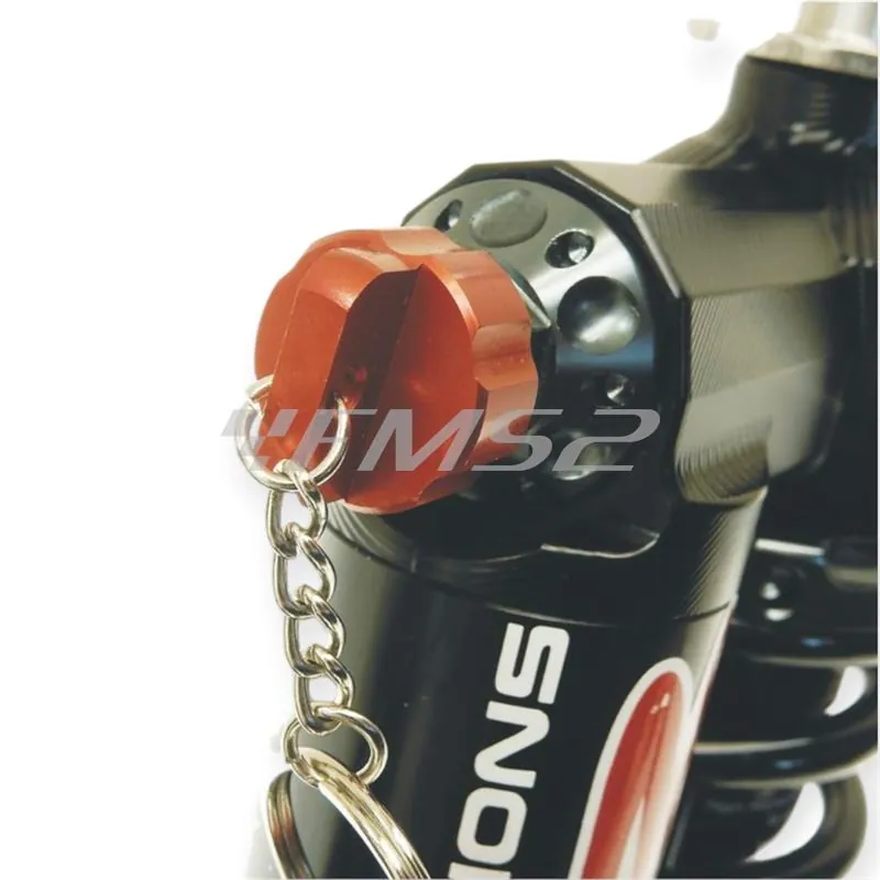 18301-NN Ammortizzatore Anteriore Hitech Carbone HTR Black Edition Vespa 50/90/125 Primavera ET3 PK - Regolabile racing