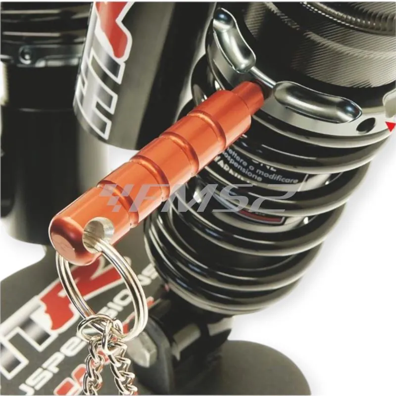 18301-NN Ammortizzatore Anteriore Hitech Carbone HTR Black Edition Vespa 50/90/125 Primavera ET3 PK - Regolabile racing