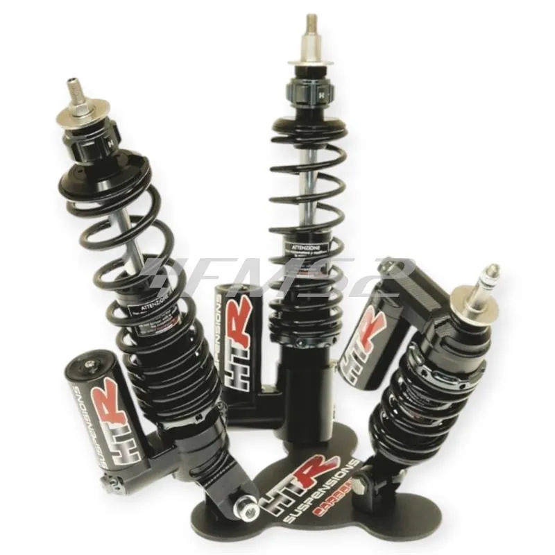 18301-NN Ammortizzatore Anteriore Hitech Carbone HTR Black Edition Vespa 50/90/125 Primavera ET3 PK - Regolabile racing