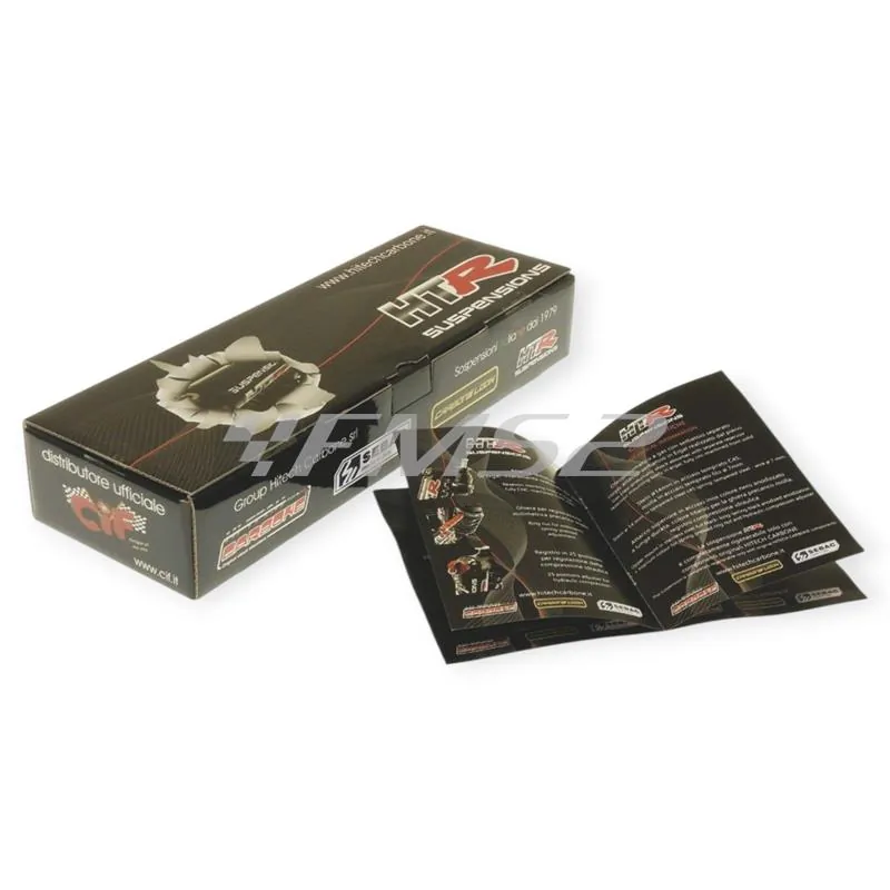 18301-NN Ammortizzatore Anteriore Hitech Carbone HTR Black Edition Vespa 50/90/125 Primavera ET3 PK - Regolabile racing
