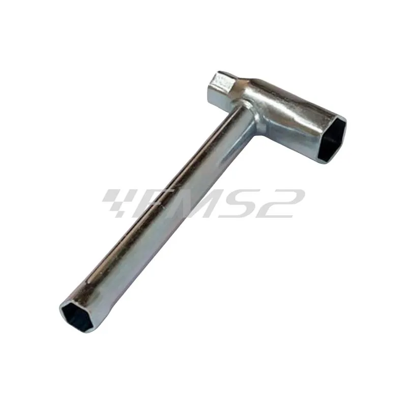 Chiave candela 13x13x21 per Vespa 50-50 Special-125 Primavera-125 ET3-PK50-PK125 (CIF), ricambio 3303